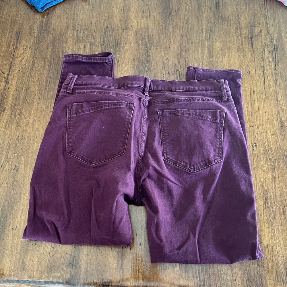 Express Red Mid Rise Legging - Picture 3 of 4
